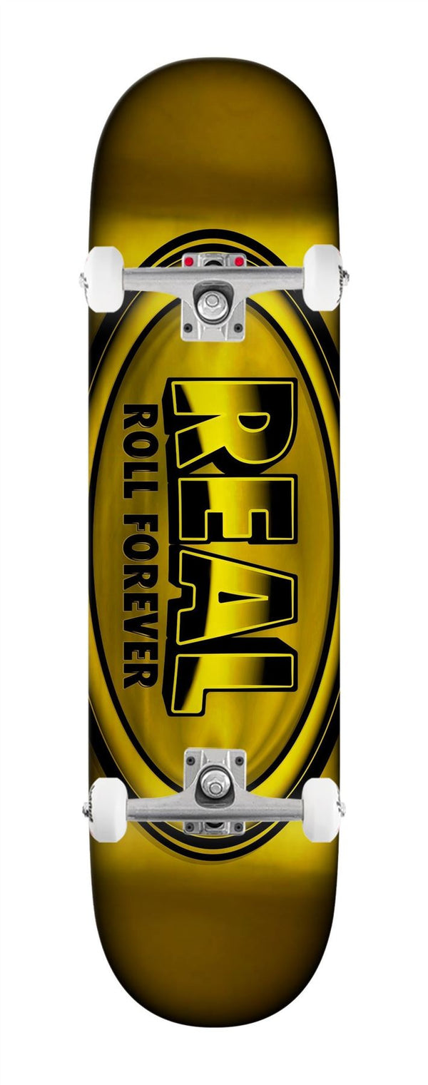 Real Dbx Team - Oval - 8.38 Full (Yellow) x Venom Custom Complete Skateboard - 8.375