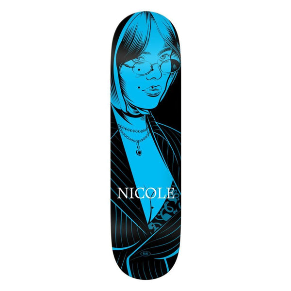 Real Nicole Crush Twin Nose Skateboard Deck - 8.25