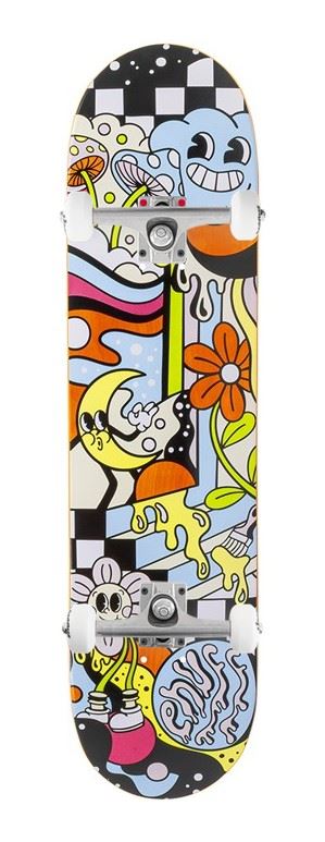 Enuff Designer Meltworld Dazed x Venom Custom Complete Skateboard - 8.25