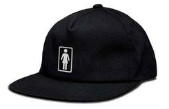 Girl OG 93 Til 5 Panel Hat Black - Skatewarehouse.co.uk