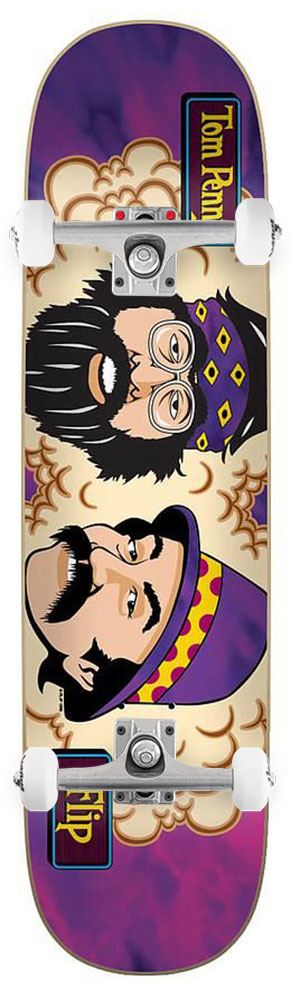 Flip Toms Friends Purple Haze Flip x Venom Custom Complete Skateboard - 8.25" - Skatewarehouse.co.uk