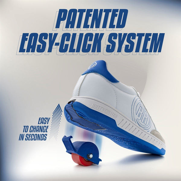 Breezy Rollers Origin - White / Blue - Skatewarehouse.co.uk