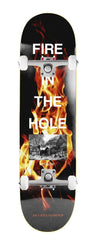 Jacuzzi Unlimited Michael Pulizzi Fire in the Hole - EX7 Black x Venom Custom Complete Skateboard - 8.375"