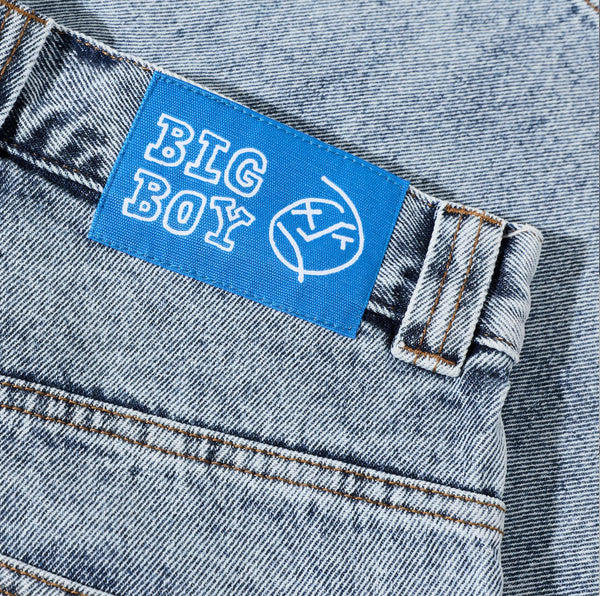 Polar Skate Co Big Boy Shorts (Heavy Washed Blue)