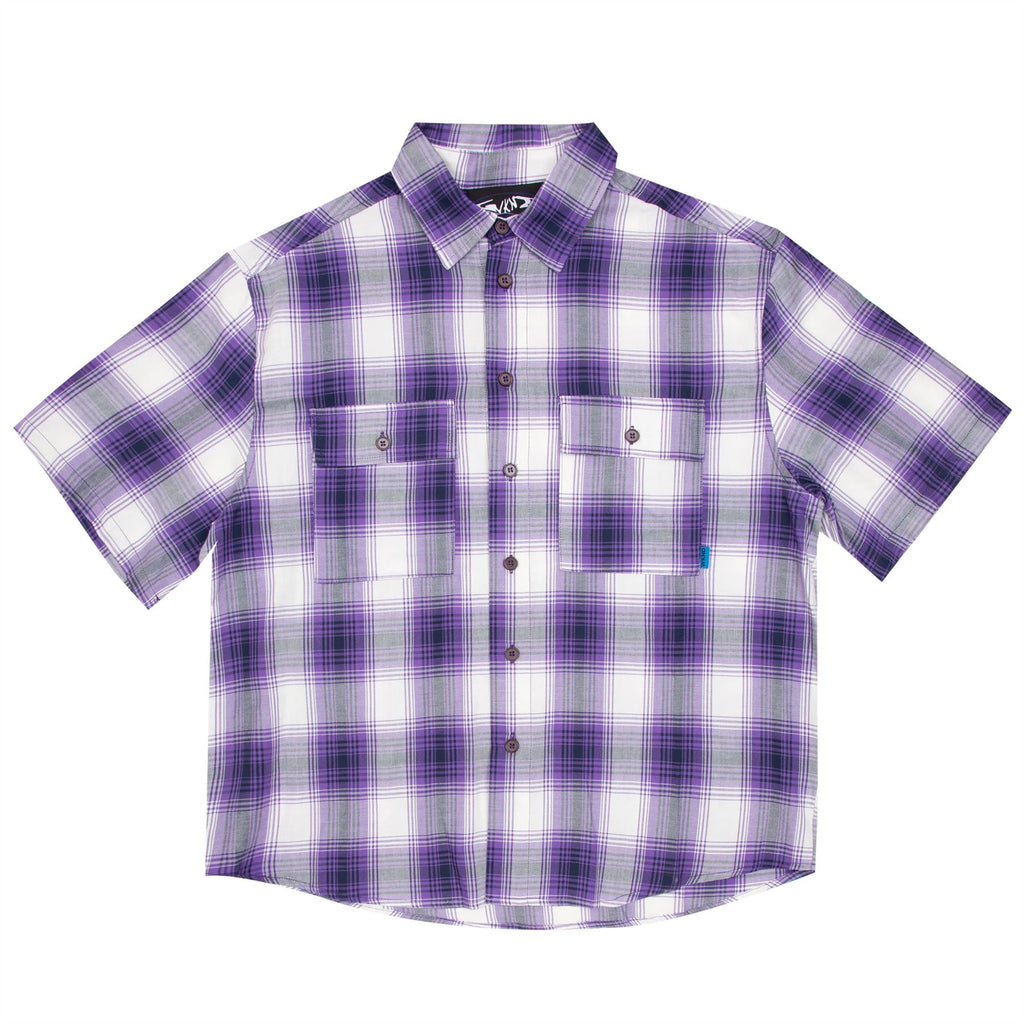 WKND Wilson Shirt Purple Plaid