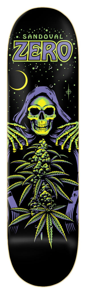Zero Skateboard Grimm Reefer Sandoval Skateboard Deck - 8.5" - Skatewarehouse.co.uk