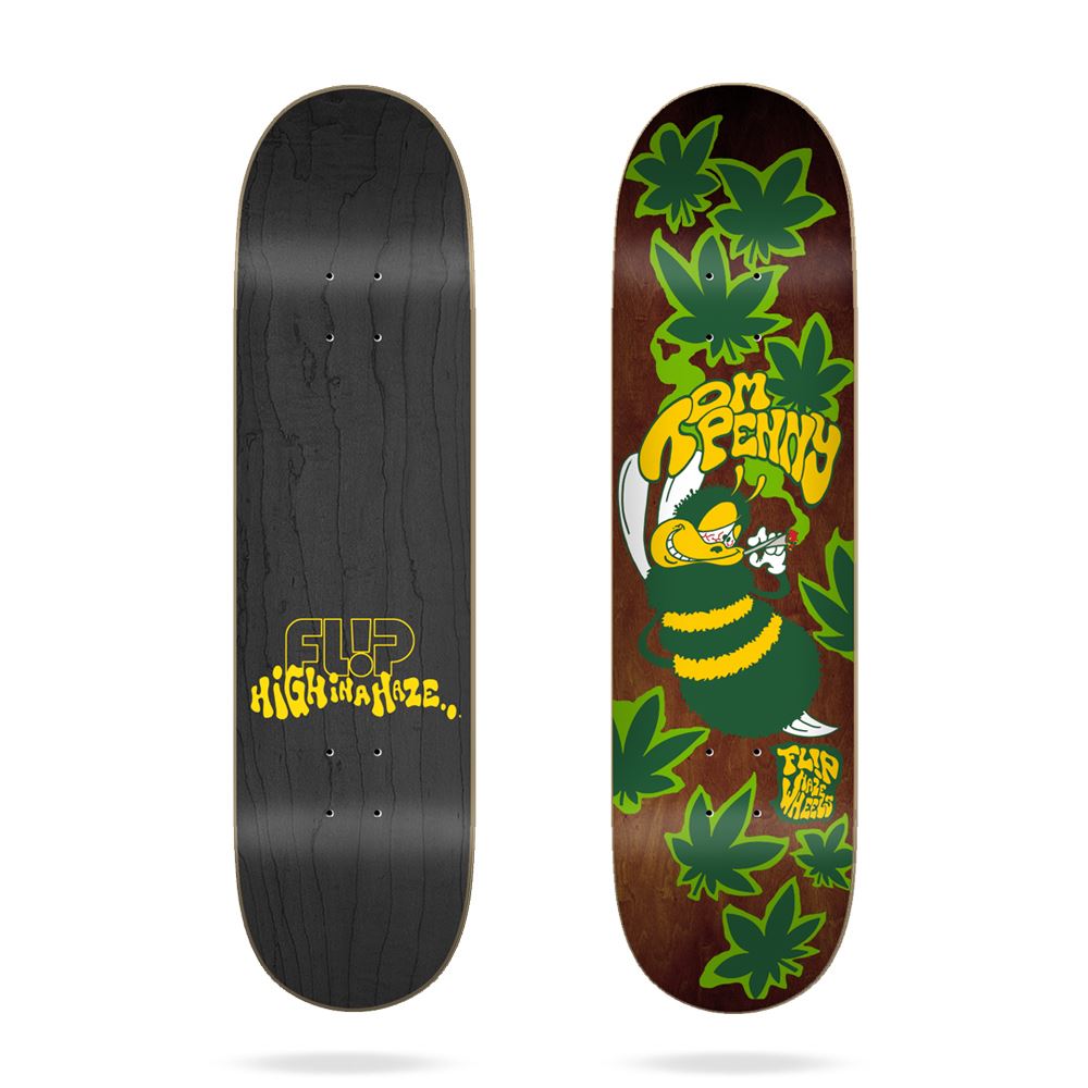 Flip High in a Haze Green Flip Skateboard Deck - 8.25" - Skatewarehouse.co.uk
