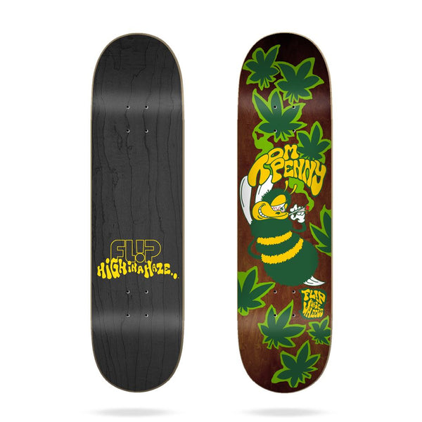 Flip High in a Haze Green Flip Skateboard Deck - 8.25