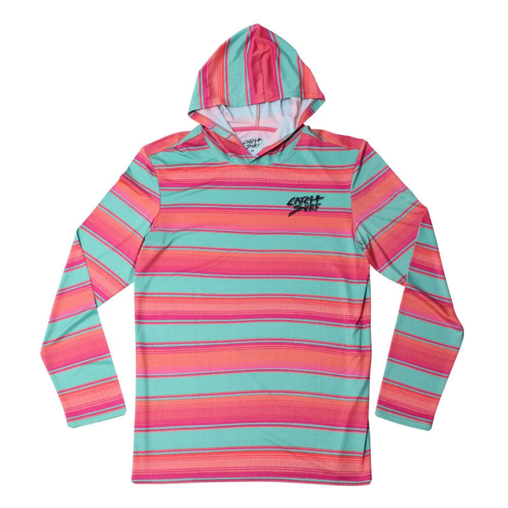 Catch Surf - Johnny Redmond Hooded L / S Shirt - Baja Multi Print Johnny Redmo