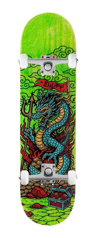 Enuff Designer Yokai Dragon x Venom Custom Complete Skateboard - 8.5"