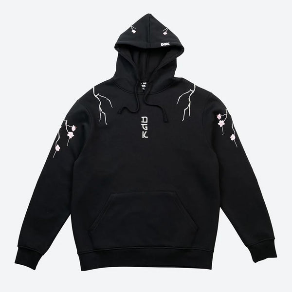 DGK Life Hooded Fleece Black - Skatewarehouse.co.uk