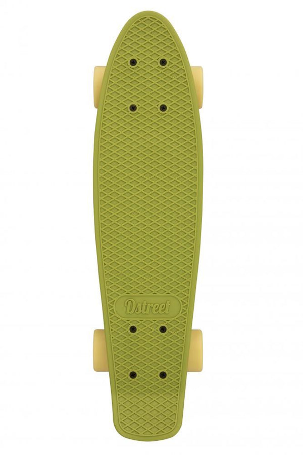 D Street Cruiser Army Green Complete Cruiser Skateboard - 5.8