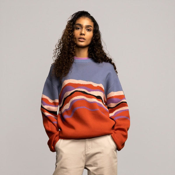 Santa Cruz Womens Crew Landscape Knit - Multi - Skatewarehouse.co.uk