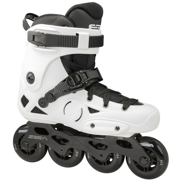 Seba E3 80 Premium White Inline Skates - Skatewarehouse.co.uk