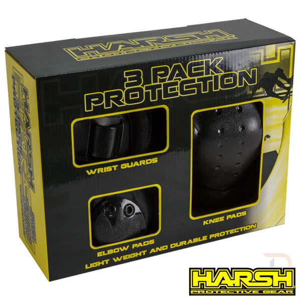 Harsh 3 Pack Combo Protection Protective Gear