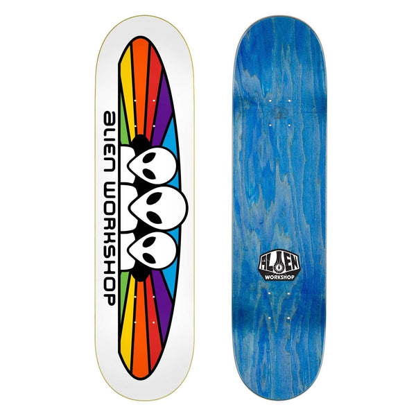 Alien Workshop Spectrum White Skateboard Deck - 7.75