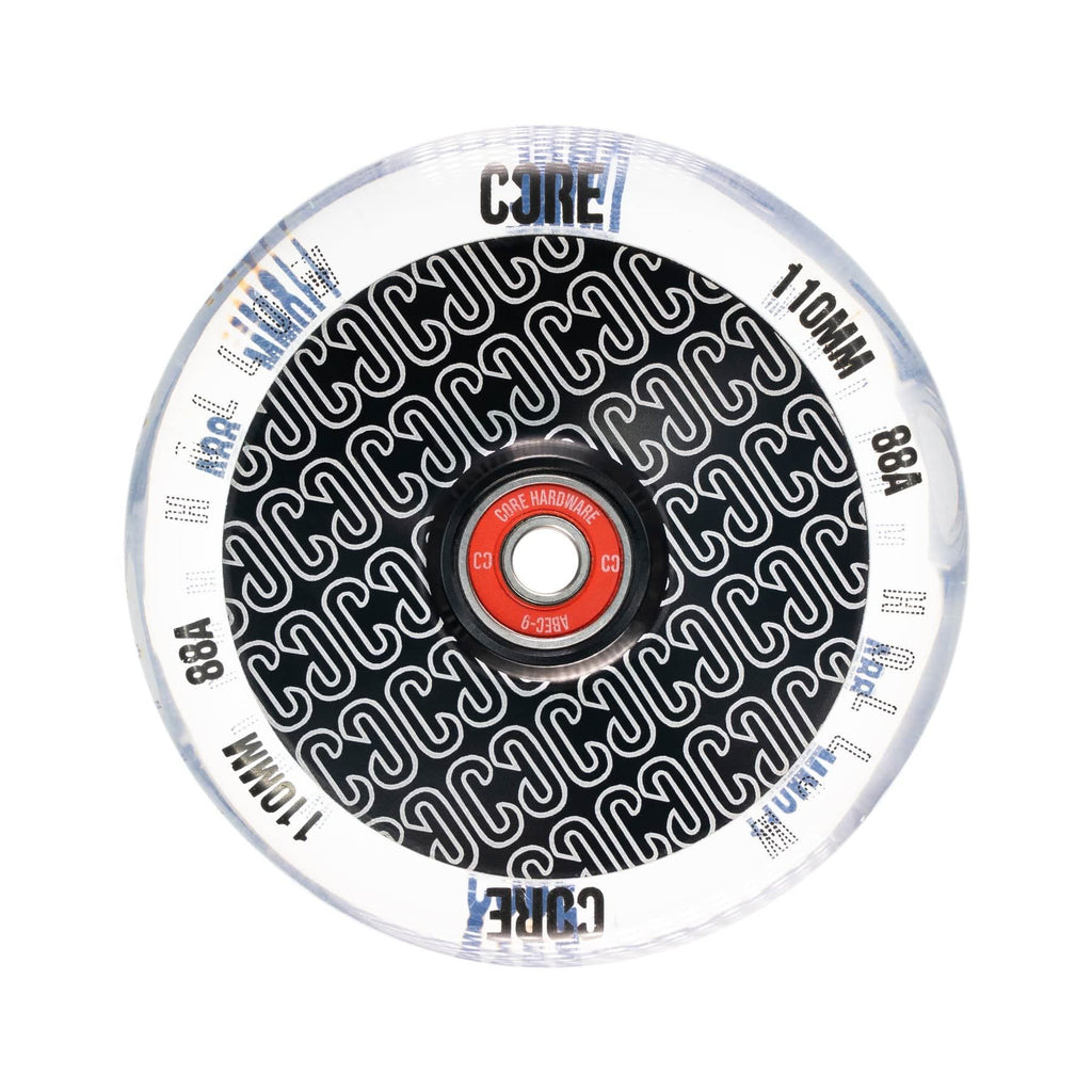 CORE Hollow Stunt Scooter Wheel Repeat 110mm - Clear / Black