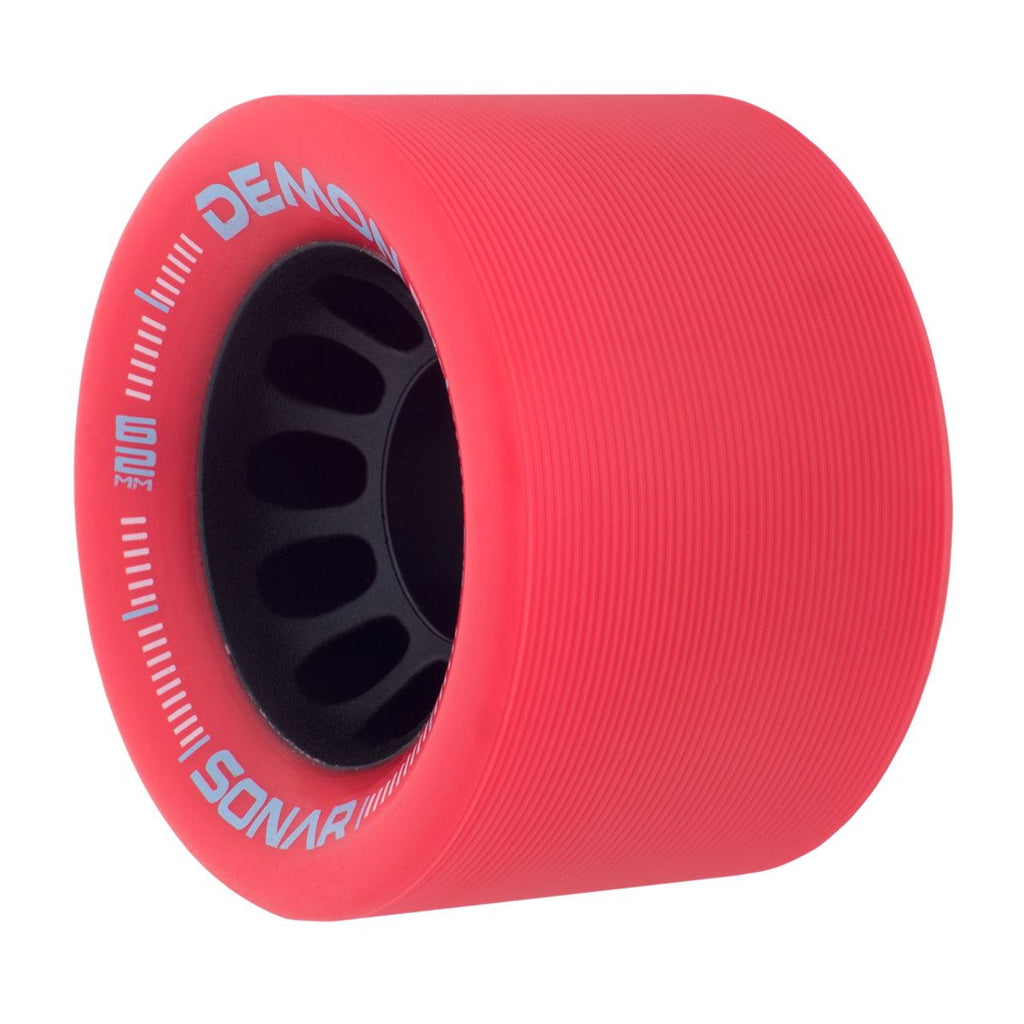 Sonar - Demon Edm - Red / 95a Skate Wheels - 62mm