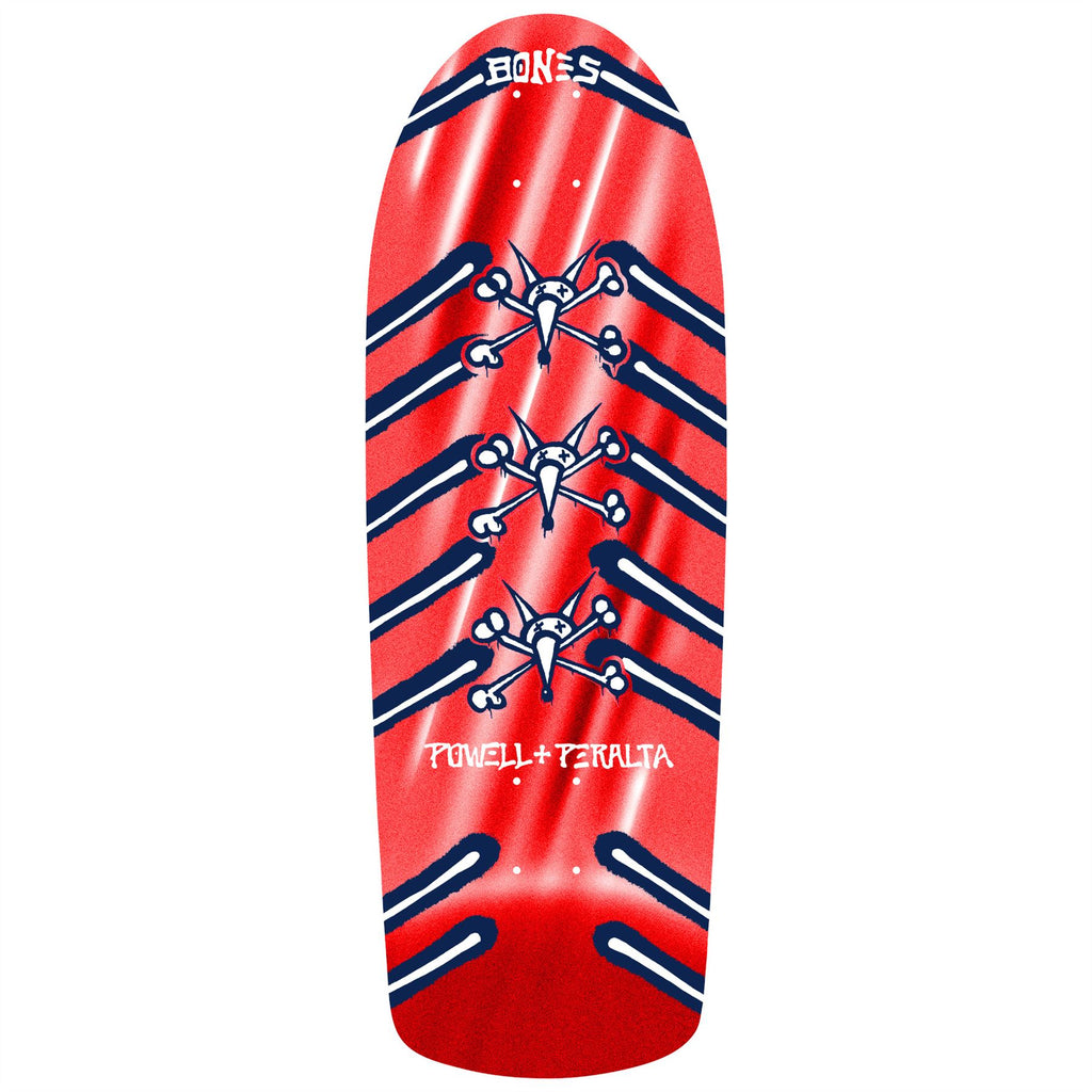 Powell Peralta OG Rat Bones Red Foil x Skateboard Deck - 10.0" - Skatewarehouse.co.uk