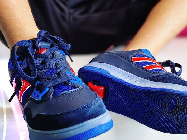 Breezy Rollers Light Beam - Blue / Red - Skatewarehouse.co.uk