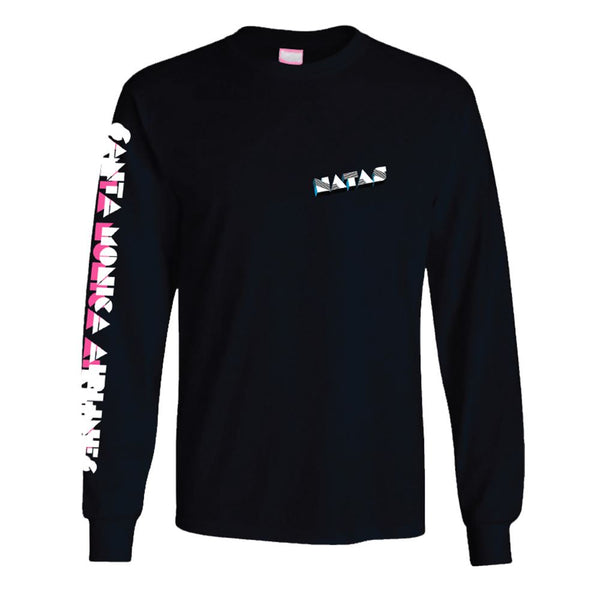 A Natas Neon Classic Long Sleeve Black - Skatewarehouse.co.uk