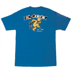Independent T-Shirt Lance Mountain Ransom - Royal - Skatewarehouse.co.uk