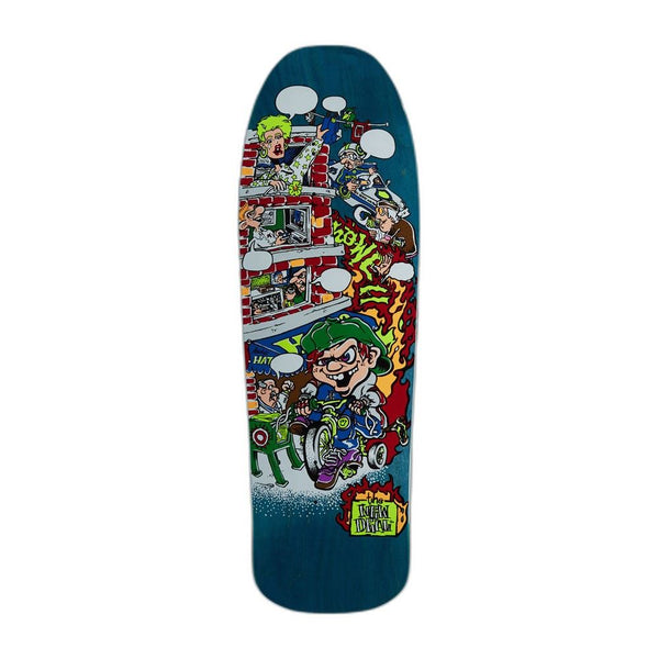 Heritage New Deal Andy Howell Tricycle Kid Teal Skateboard Deck - 9.625