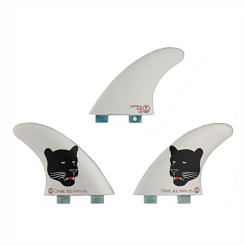 Captain Fin Co - Dane Reynolds Tri - SM / MD / LG - Silver (FCS) - L