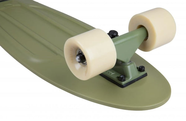 D Street Cruiser Army Green Complete Cruiser Skateboard - 6.9