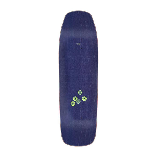 Santa Cruz Shaped Delfino Pinball Pro Skateboard Deck - 9.14