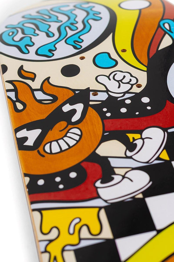 Enuff Designer - Meltworld Confused Skateboard Deck - 7.75