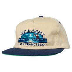 Real 3Rd & Army Cap (Natural / Navy) - One Size