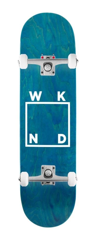 WKND Mini White Logo (Assorted Plys) x Venom Custom Complete Skateboard - 7.375"