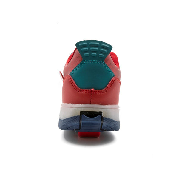 Breezy Rollers Shoes With Wheels - Light Beam Light Up - Red / Blue - Skatewarehouse.co.uk