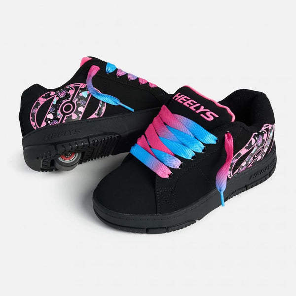 Heelys Kolect Prints - Black / N.Pink / Multi - Skatewarehouse.co.uk