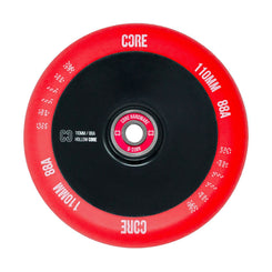 CORE Hollow Stunt Scooter Wheel V2 110mm - Red / Black