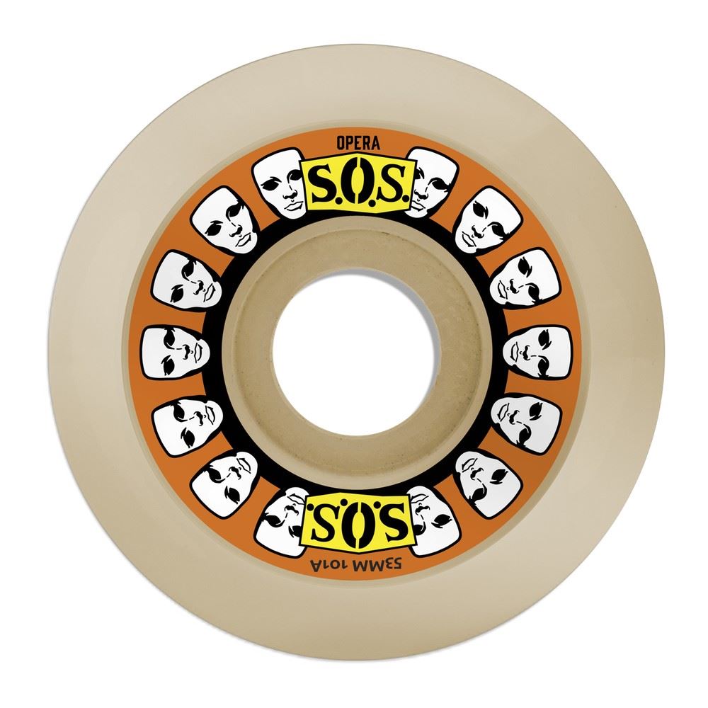 Opera SOS Aria - Asymmetrical 101a White Skateboard Wheels