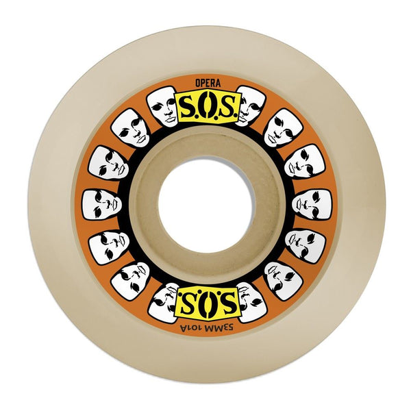 Opera SOS Aria - Asymmetrical 101a White Skateboard Wheels
