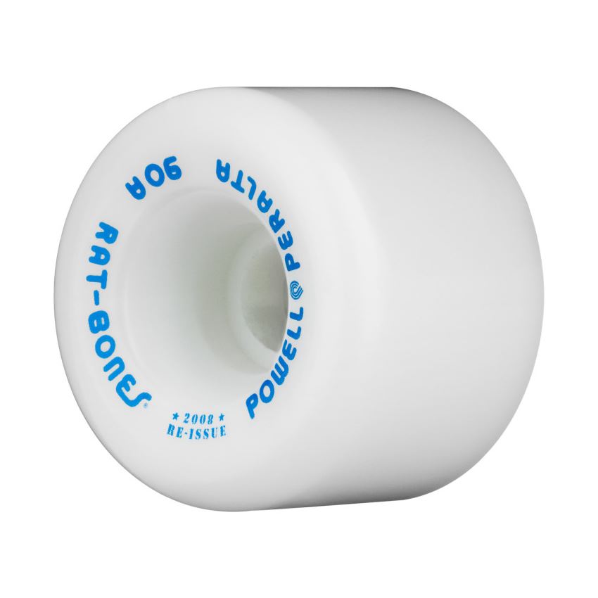 Powell Peralta Rat Bones Skateboard Skateboard Wheels x 90a - White - Skatewarehouse.co.uk