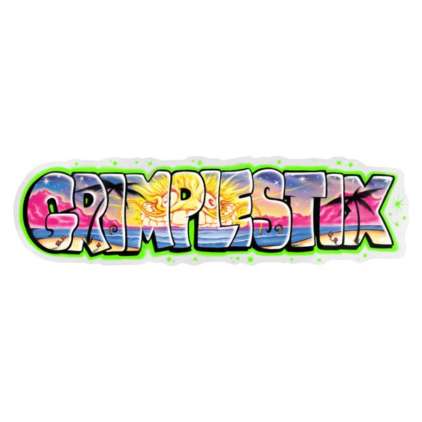 Anti Hero Grimple Beach Stickers - One Size