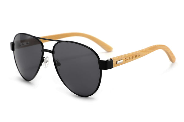 Luma Haldon Sunglasses - Black - Skatewarehouse.co.uk