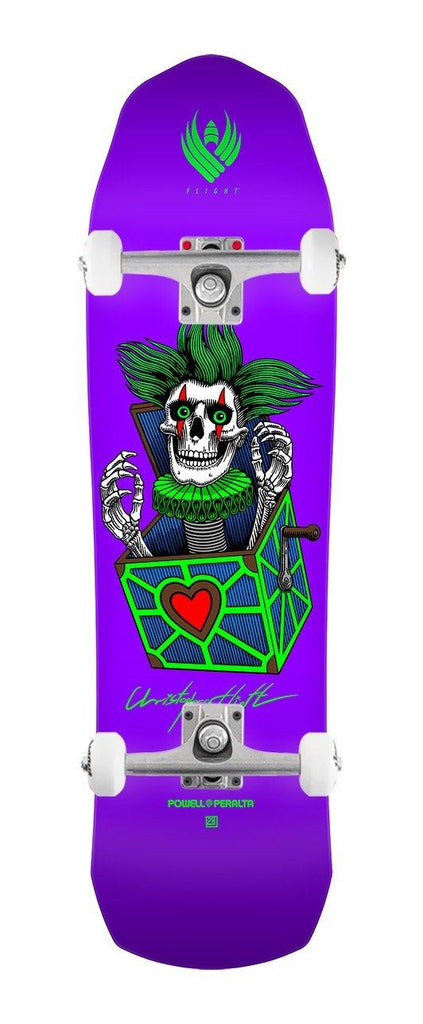 Powell Peralta FLIGHT Chris Hiett • Skull • MINI x Venom Custom Complete Skateboard - 8.5"