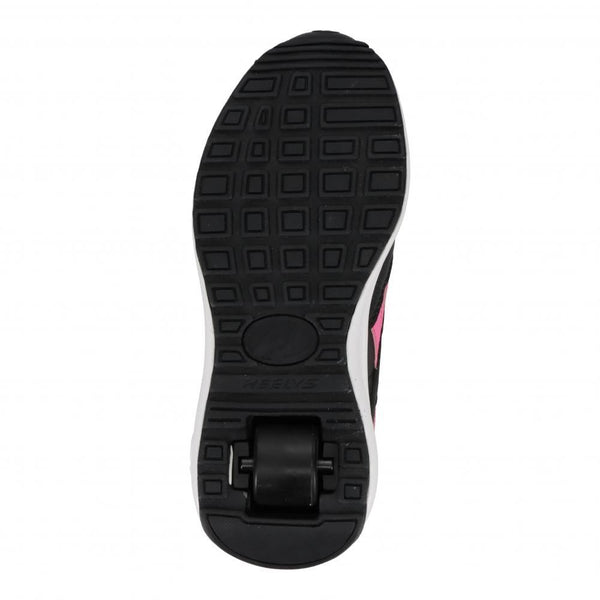 Heelys X Reebok Classic Leather - Black / Pink - Skatewarehouse.co.uk