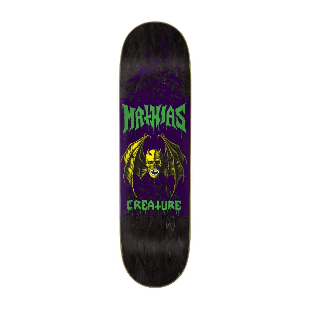 Creature VX Torres Skull Bat Stumps Skateboard Deck - 8.51" - Skatewarehouse.co.uk