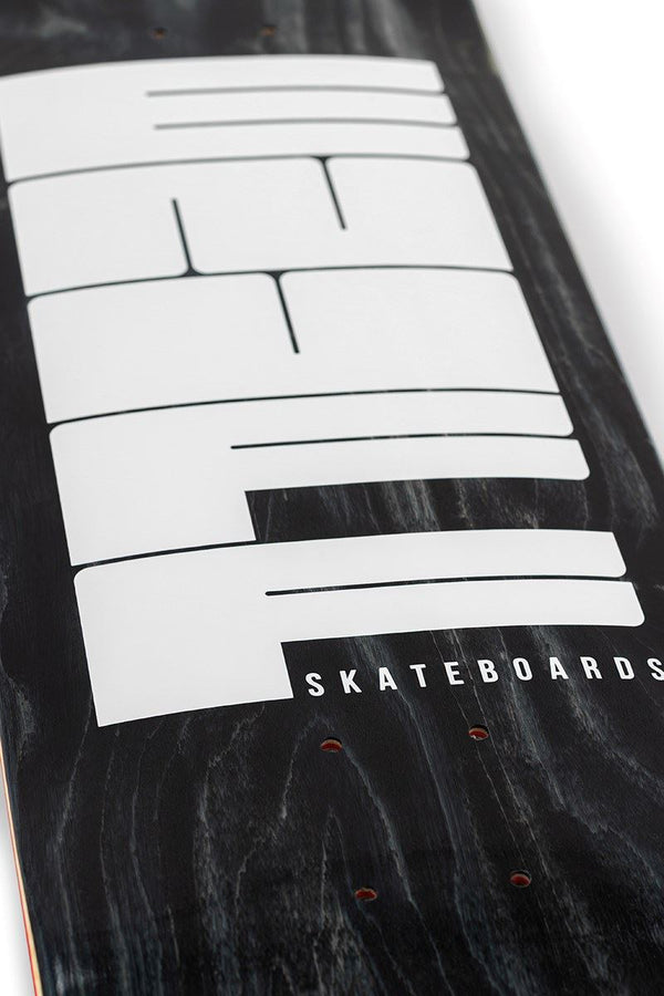 Enuff Designer - Throwback Black Skateboard Deck - 8.0