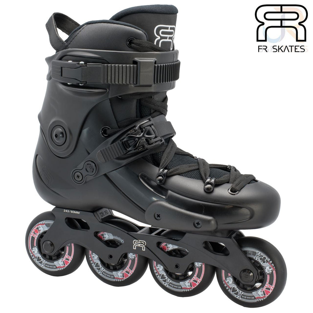 Fr Skates Fr3 80 Black Inline Skates - Skatewarehouse.co.uk