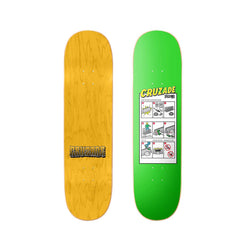 Cruzade Lessons 2 Cruzade Skateboard Deck - 8.5" - Skatewarehouse.co.uk
