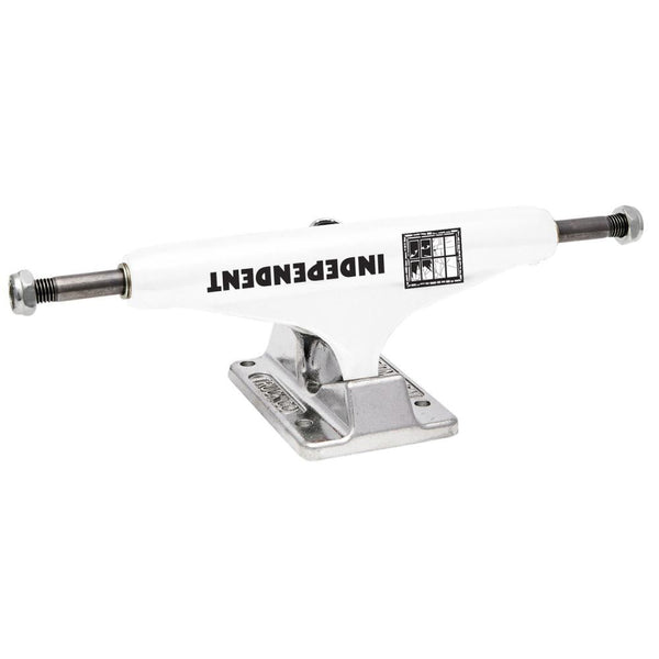 Indy Stage 11 Skateboard Trucks 144 Evan Smith Standard White / Silver - 144 - Skatewarehouse.co.uk