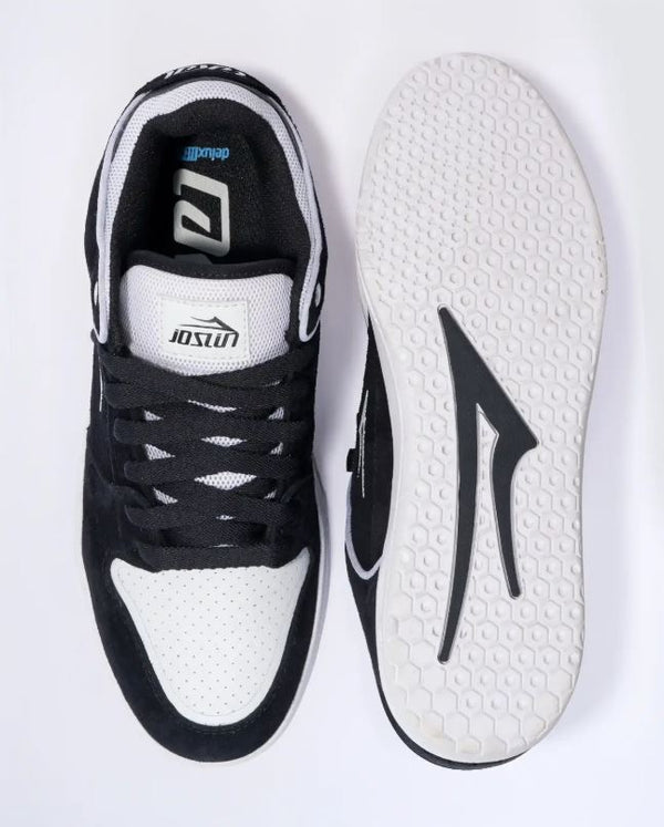Lakai Telford Low Skate Shoes Joslin Black White