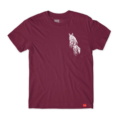 Chocolate San Choco Tee Burgundy - Red